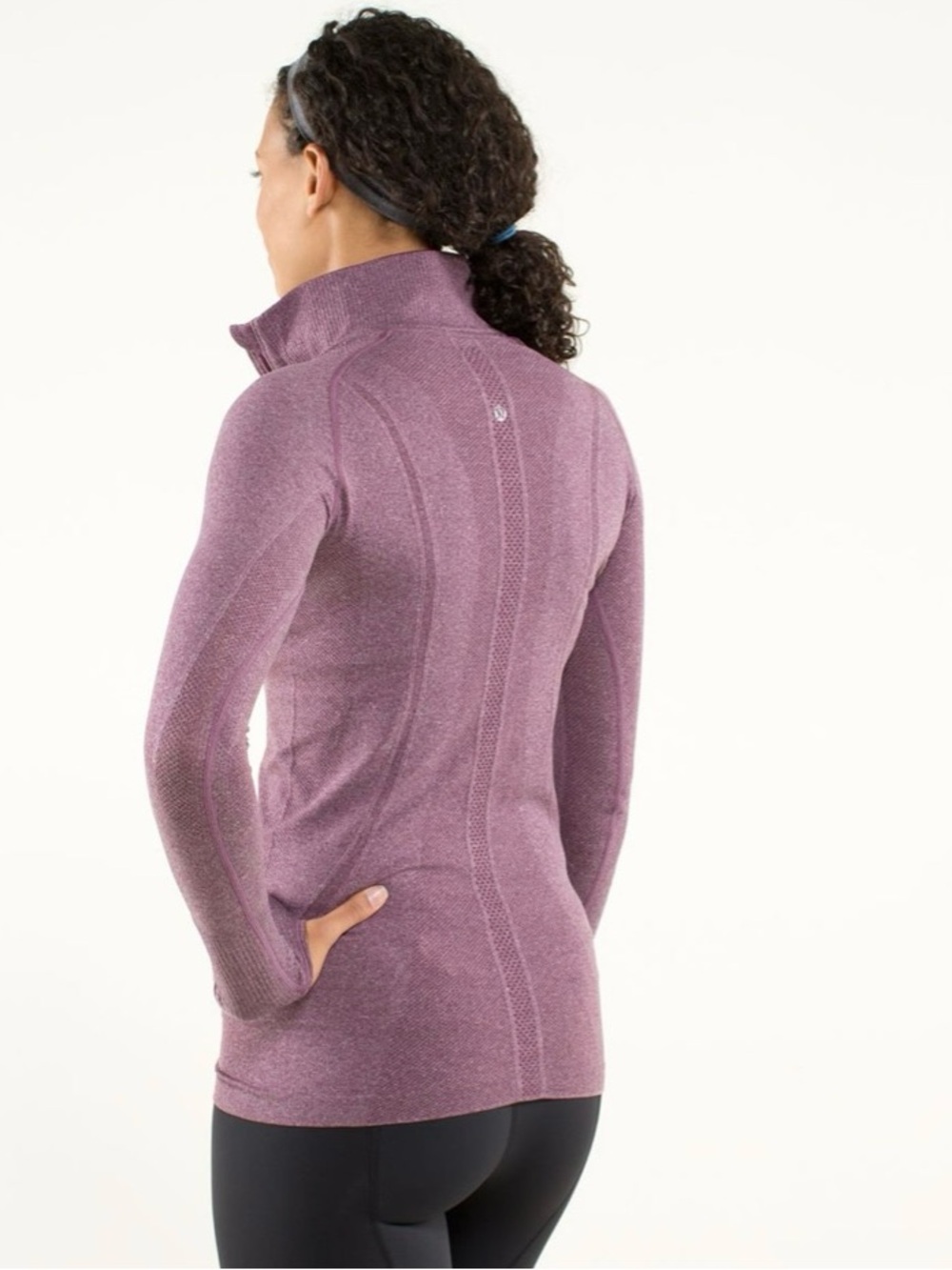 lululemon athletica Heather Plum Half‑Zip Pullover - Picture 2 of 10